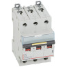 409265 Legrand DX3 - Disjoncteur triphasé 1A 3P C1 10000A/16kA - 400V - Courbe C - À vis - 3 modules