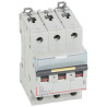 409266 Legrand DX3 - Disjoncteur triphasé 2A 3P C2 10000A/16kA - 400V - Courbe C - À vis - 3 modules