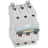 409271 Legrand DX3 - Disjoncteur triphasé 10A 3P C10 10000A/16kA - 400V - Courbe C - À vis - 3 modules
