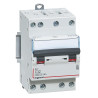 406913 Legrand DX3 - Disjoncteur tétrapolaire 32A 4P C32 - 4,5/6kA - 400V - Courbe C - Vis/vis - 3 modules - Peigne HX3