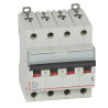 408145 Legrand DX3 - Disjoncteur tétrapolaire 10A 4P D10 6000A/10kA - Courbe D - 400V - À vis - 4 modules