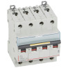 409348 Legrand DX3 - Disjoncteur tétrapolaire 2A 4P C2 10000A/16kA - 400V - Courbe C - À vis - 4 modules