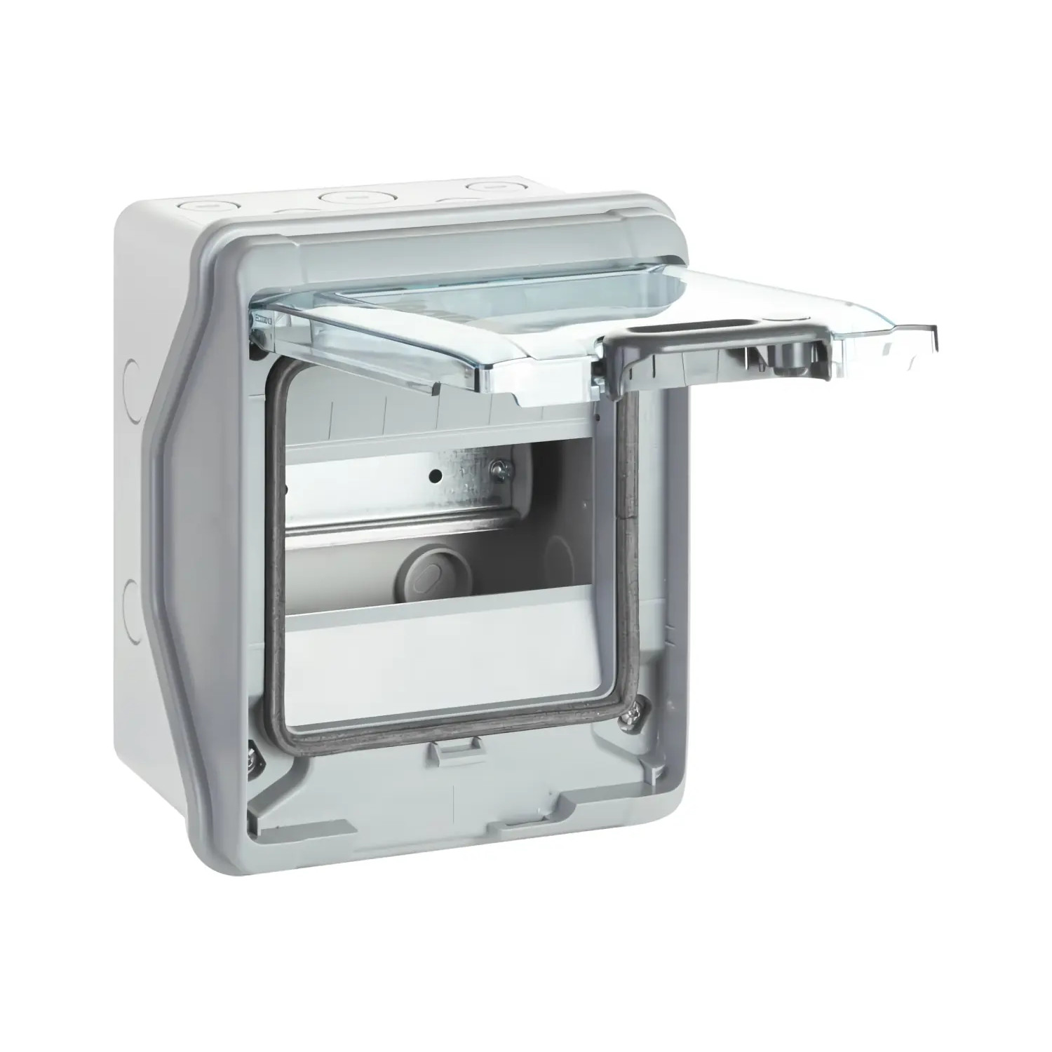 601996 Coffret étanche Legrand 6 modules - Plexo3 - étanchéité IP65 - Pré-découpe pour presse étoupe - Sans bornier de terre