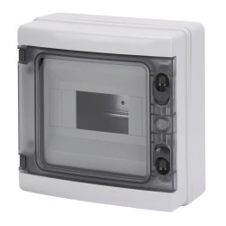 GW40102 Gewiss 40 CDK - Coffret électrique étanche 8 modules étanchéité IP65 - Sans barette de terre