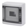 GW40102 Gewiss 40 CDK - Coffret électrique étanche 8 modules étanchéité IP65 - Sans barette de terre