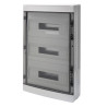 GW40108 Gewiss 40 CDK - Coffret électrique étanche 3 rangées de 18 modules (54 modules) - IP65 - Sans barette de terre