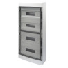 GW40109 Gewiss 40 CDK - Coffret électrique étanche 4 rangées de 18 modules (72 modules) - IP65 - Sans barette de terre