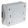 601932 Coffret étanche 2 modules Legrand Plexo 3 - étanche IP65 - Embouts à perforation - Porte vitrée - Sans bornier de terre