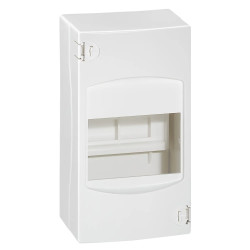 001304 Legrand - Mini coffret électrique 4 modules type cache borne - Lexic - Sans porte - Largeur 90mm