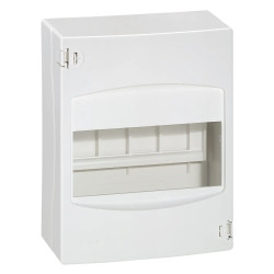 001306 Legrand - Mini tableau électrique 6 modules - Lexic - Plombable - Sans porte - Largeur 128mm