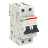 S202 D3 - Disjoncteur bipolaire ABB 3A - 2P - Courbe D - 6/10kA - Bornes à vis - 2CDS252001R0031 - 352256
