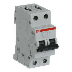S202 C3 - Disjoncteur bipolaire ABB 3A - 2P - Courbe C - 6/10kA - Bornes à vis - 2CDS252001R0034 - 352231