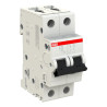 S202 D20 - Disjoncteur bipolaire ABB 20A - 2P - Courbe D - 6/10kA - Bornes à vis - 2CDS252001R0201 - 352264