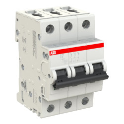S203 C2 - Disjoncteur triphasé ABB 2A - 3P - Courbe C - 6/10kA - Bornes à vis - 2CDS253001R0024 - 352329