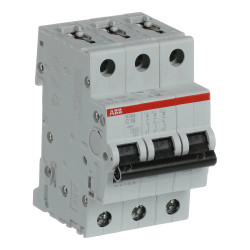 S203 C16 - Disjoncteur triphasé ABB 16A - 3P - Courbe C - 6/10kA - Bornes à vis - 2CDS253001R0164 - 352338