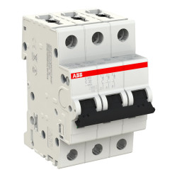 S203 C32 - Disjoncteur triphasé ABB 32A - 3P - Courbe C - 6/10kA - Bornes à vis - 2CDS253001R0324 - 352341