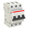 S203 D20 - Disjoncteur triphasé ABB 20A - 3P - Courbe D - 6/10kA - Bornes à vis - 2CDS253001R0201 - 352364