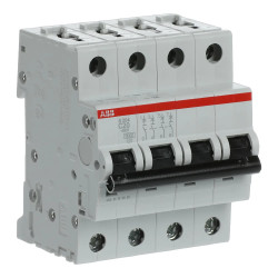 S204 C20 - Disjoncteur tétrapolaire ABB 20A - 4P - Courbe C - 6/10kA - Bornes à vis - 2CDS254001R0204 - 352439