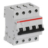 S204 C50 - Disjoncteur tétrapolaire ABB 50A - 4P - Courbe C - 6/10kA - Bornes à vis - 2CDS254001R0504 - 352443