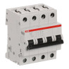 S204 D4 - Disjoncteur tétrapolaire ABB 4A - 4P - Courbe D - 6/10kA - Bornes à vis - 2CDS254001R0041 - 352457