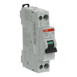 SN201-L C10 - Disjoncteur phase neutre ABB 10A - 1P+N - Courbe C - 4,5/6kA - Bornes à vis - 2CSS245101R0104