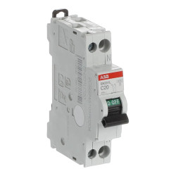 SN201-L C20 - Disjoncteur phase neutre ABB 20A - 1P+N - Courbe C - 4,5/6kA - Bornes à vis - 2CSS245101R0204