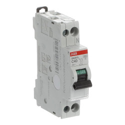 SN201-L C40 - Disjoncteur phase neutre ABB 40A - 1P+N - Courbe C - 4,5/6kA - Bornes à vis - 2CSS245101R0404