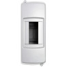 Mini coffret électrique saillie 2 modules plombable -Sans porte - Largeur 49mm