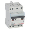 406906 Legrand DX3 - Disjoncteur tétrapolaire 6A 4P C6 - 4,5/6kA - 400V - Courbe C - Vis/vis - 3 modules - Peigne HX3