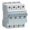 NDN440 - Disjoncteur Hager tétrapolaire 40A - 4P - 10/15kA - courbe D - Bornes à vis alignées - 4 modules
