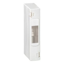 001301 Legrand - Mini tableau électrique 1 module pour 1 seul disjoncteur - Lexic - Sans porte - Largeur 30mm
