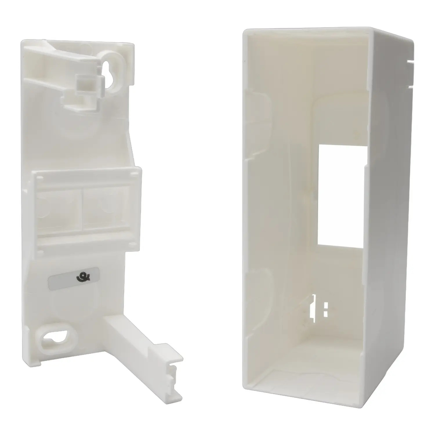 001302 Legrand - Mini tableau électrique 2 modules Legrand Lexic - Sans porte - Largeur 50mm