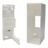 001302 Legrand - Mini tableau électrique 2 modules Legrand Lexic - Sans porte - Largeur 50mm