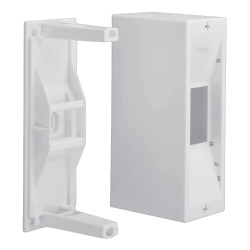 GD102N Hager - Mini tableau électrique 2 modules - Mini Gamma - Sans porte - Largeur 55mm