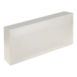 137205 Coffret électrique Legrand 1 rangée de 22 modules Practibox S - Porte blanche - Avec bornier de terre