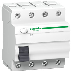 A9Z05440 - Interrupteur différentiel Schneider tétrapolaire 4P 40A 30mA Type AC - Non auxiliarisable - Acti9 ID K