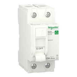 R9R35263 - Interrupteur différentiel Schneider bipolaire 2P 63A 30mA Type A - Bornes à vis - Resi9