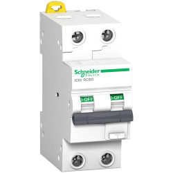 A9D07216 - Disjoncteur différentiel Schneider bipolaire 2P 16A 30mA Type AC - 10/15kA - Auxiliarisable - Acti9 iC60 RCBO