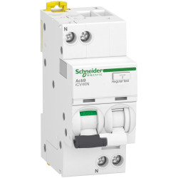 A9DC3632 - Disjoncteur différentiel Schneider phase neutre 1P+N 32A 30mA Type A - 6kA - 2 modules - Acti9 iCV40