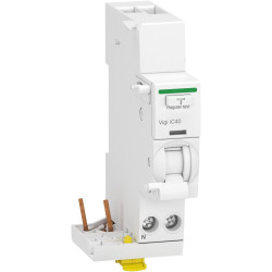 A9Y82625 - Bloc différentiel Schneider Vigi iC40 (iDT40) 1P+N 25A 30mA Type AC - 1 modules - pour disjoncteur iC40 1P+N