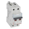 407795 Legrand DX3 - Disjoncteur bipolaire 4A 2P C4 6000A/10kA - 230V - Bornes à vis - 2 modules