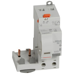 410424 - Bloc différentiel Legrand2P 63A 300mA sélectif - Type AC - 2M - Vis/vis - adaptable sur disjoncteur DX3 2P