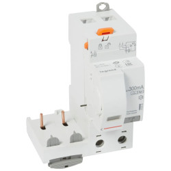 410446 - Bloc différentiel Legrand2P 40A 300mA - Type F - 2M - Vis/vis - adaptable sur disjoncteur DX3 2P