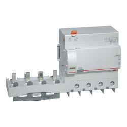 410624 - Bloc différentiel Legrand4P 125A 30mA - Type AC - 6M - Vis/vis - adaptable sur disj. DX3 4P 1,5 modules/pôle