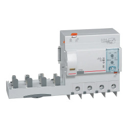 410644 - Bloc différentiel Legrand4P 125A réglable de 300mA à 1000mA - Type F - 6M - Vis/vis - pour disj. DX3 4P 1,5M/pôle