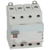 411664 - Interrupteur différentiel tétrapolaire Legrand4P 25A 300mA Type AC - Bornes alignées - Auxiliarisable