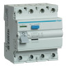 CD464J - Interrupteur différentiel Hager tétrapolaire 4P 63A 30mA Type AC - Bornes alignées - Auxiliarisable