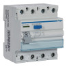 CDC463P - Interrupteur différentiel Hager tétrapolaire 4P 63A 30mA Type AC - Bornes alignées - Non auxiliarisable