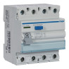 CFC425P - Interrupteur différentiel Hager tétrapolaire 4P 25A 300mA Type AC - Bornes alignées - Non auxiliarisable