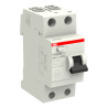 Interrupteur différentiel ABB bipolaire 2P 25A 30mA Type AC - FH202 AC-25/0.03 - 2CSF202004R1250 - Non auxiliarisable